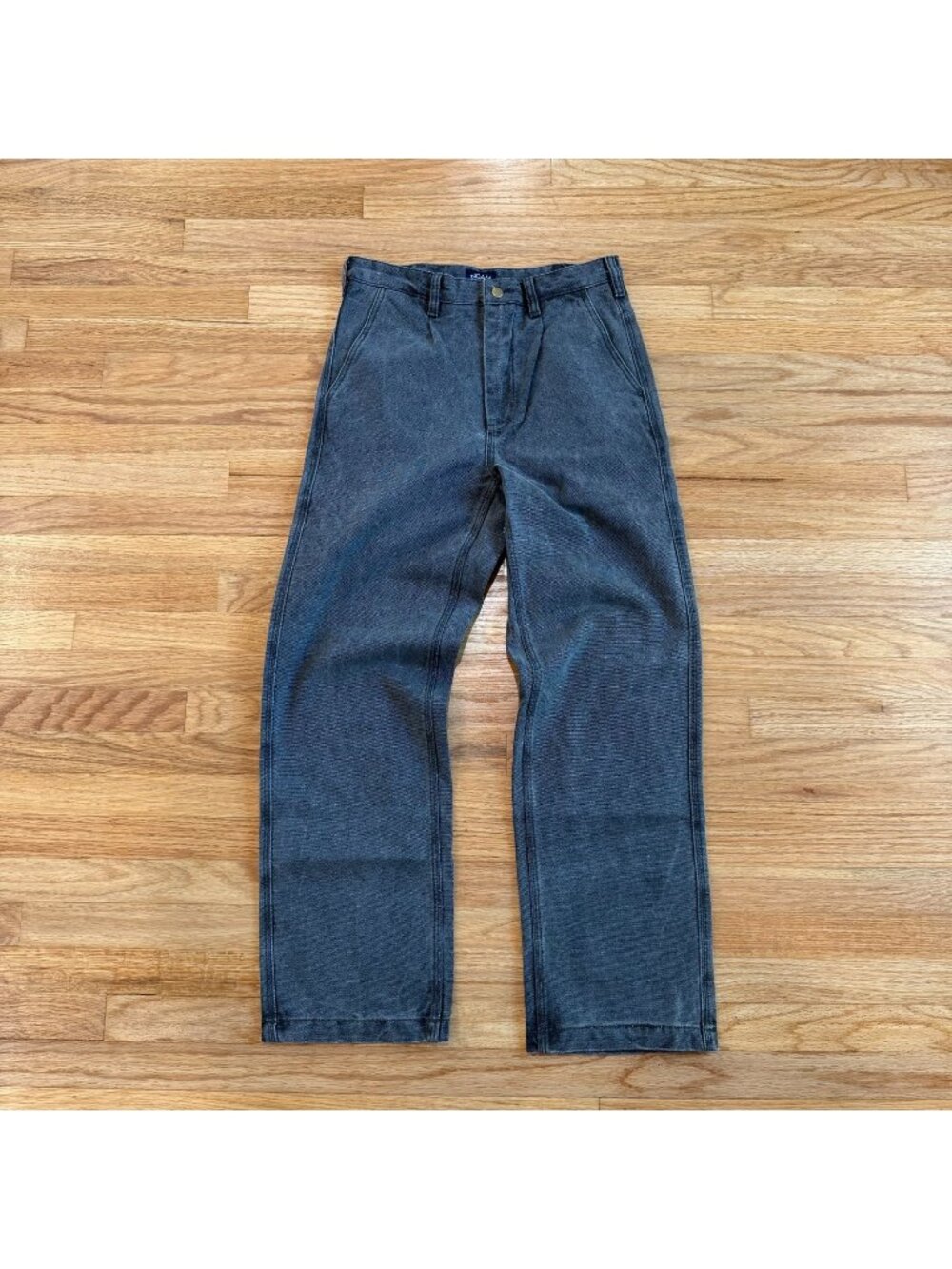 Noah NYC Stone Washed Grey Straight Leg Canvas Pants 29/30